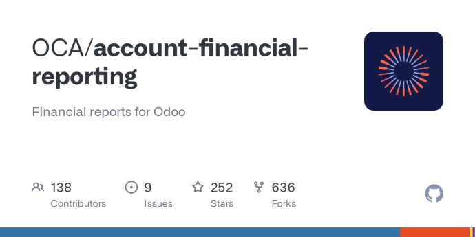 Odoo OCA Account Financial Reports