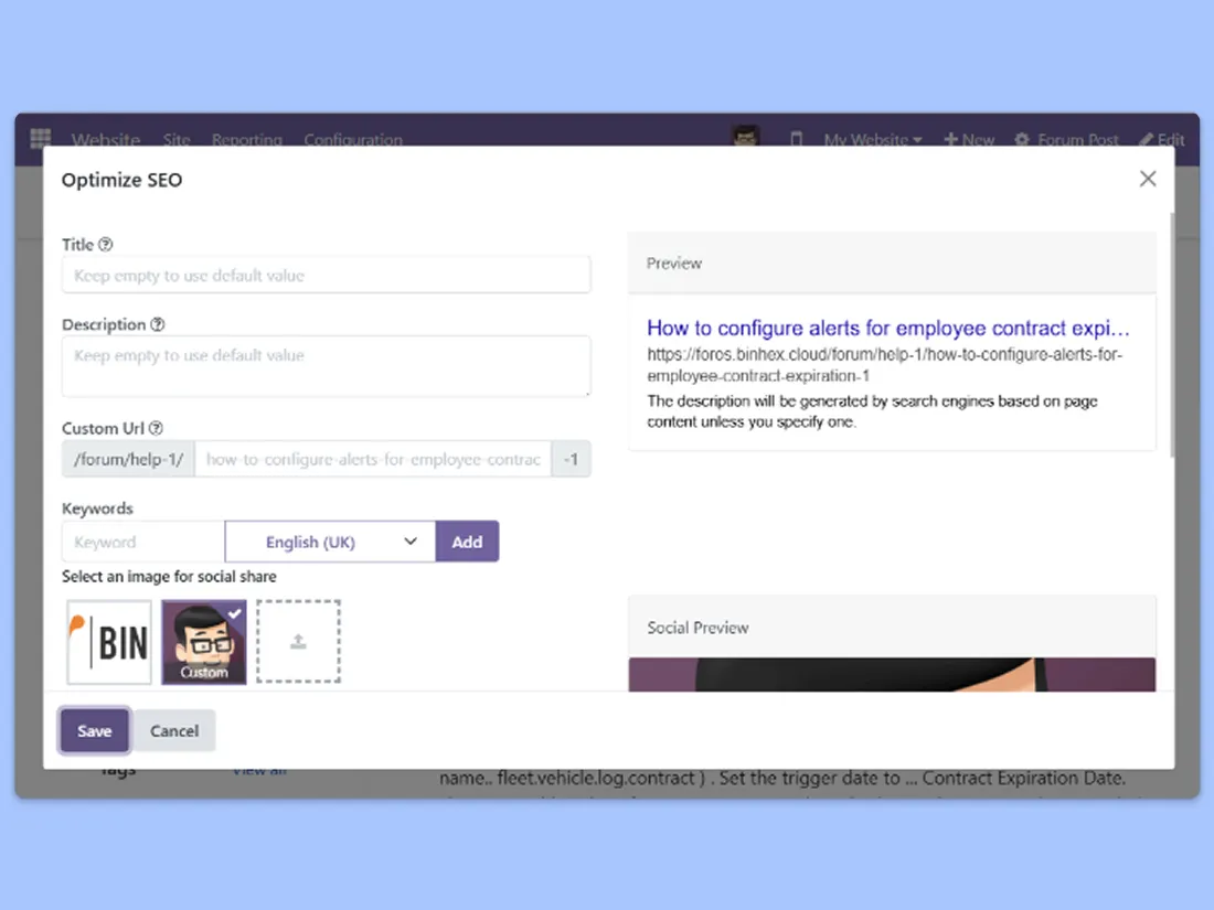 SEO Dashboard