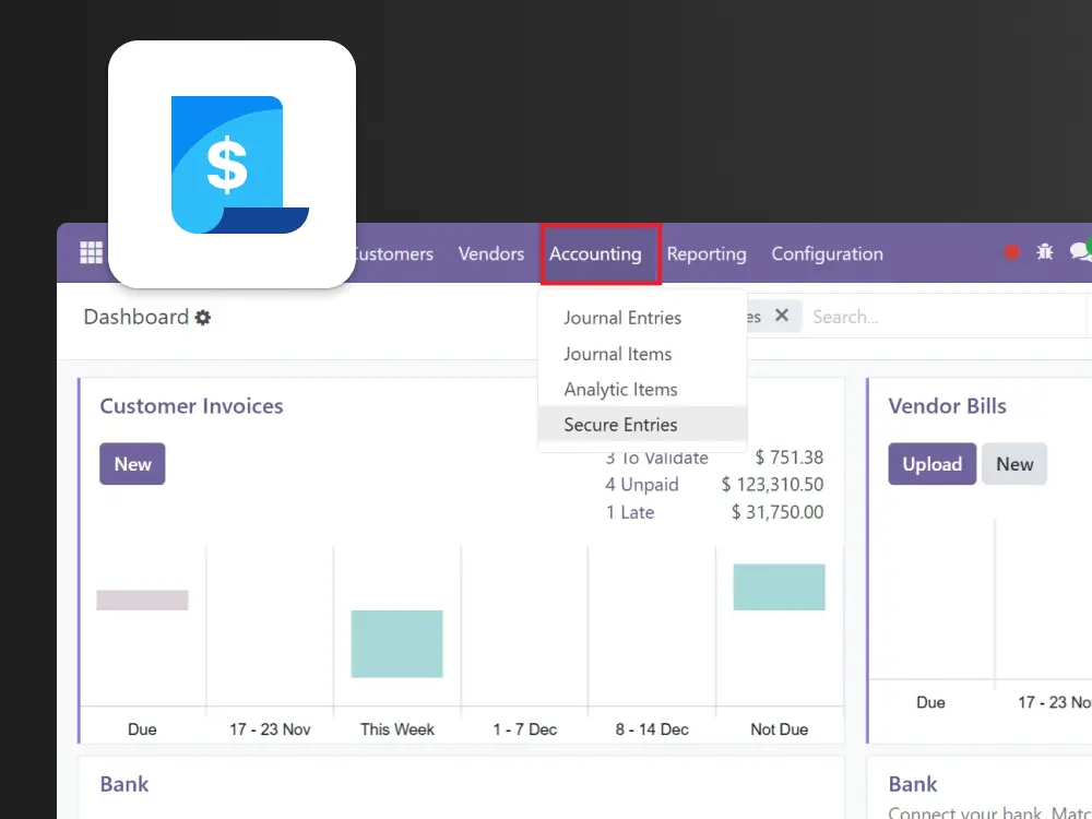 Odoo customizable reporting vs QuickBooks standard reports
