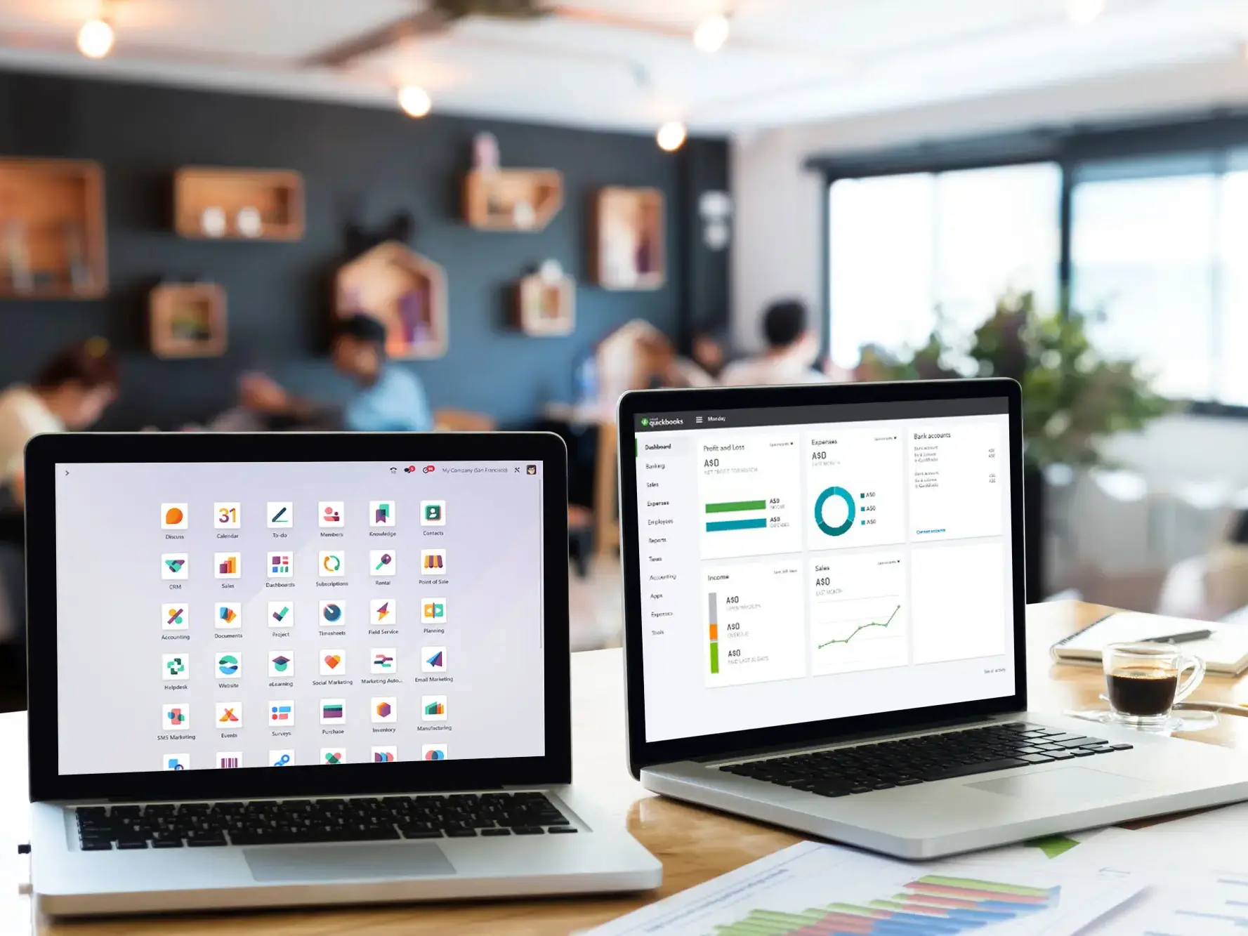 Odoo vs QuickBooks comparison