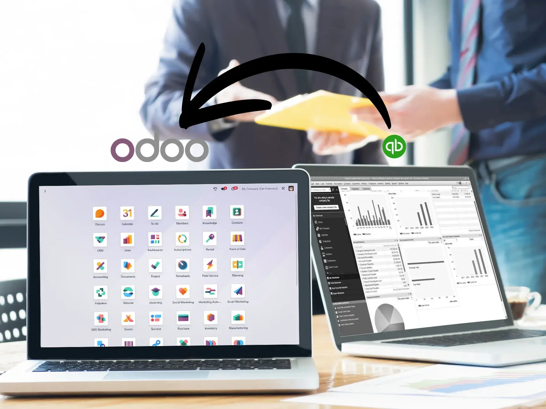 QuickBooks to Odoo migration service