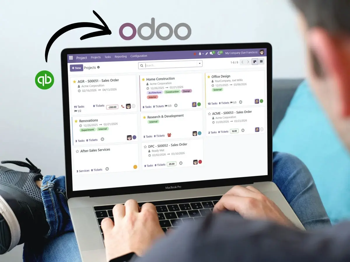 QuickBooks to Odoo migration