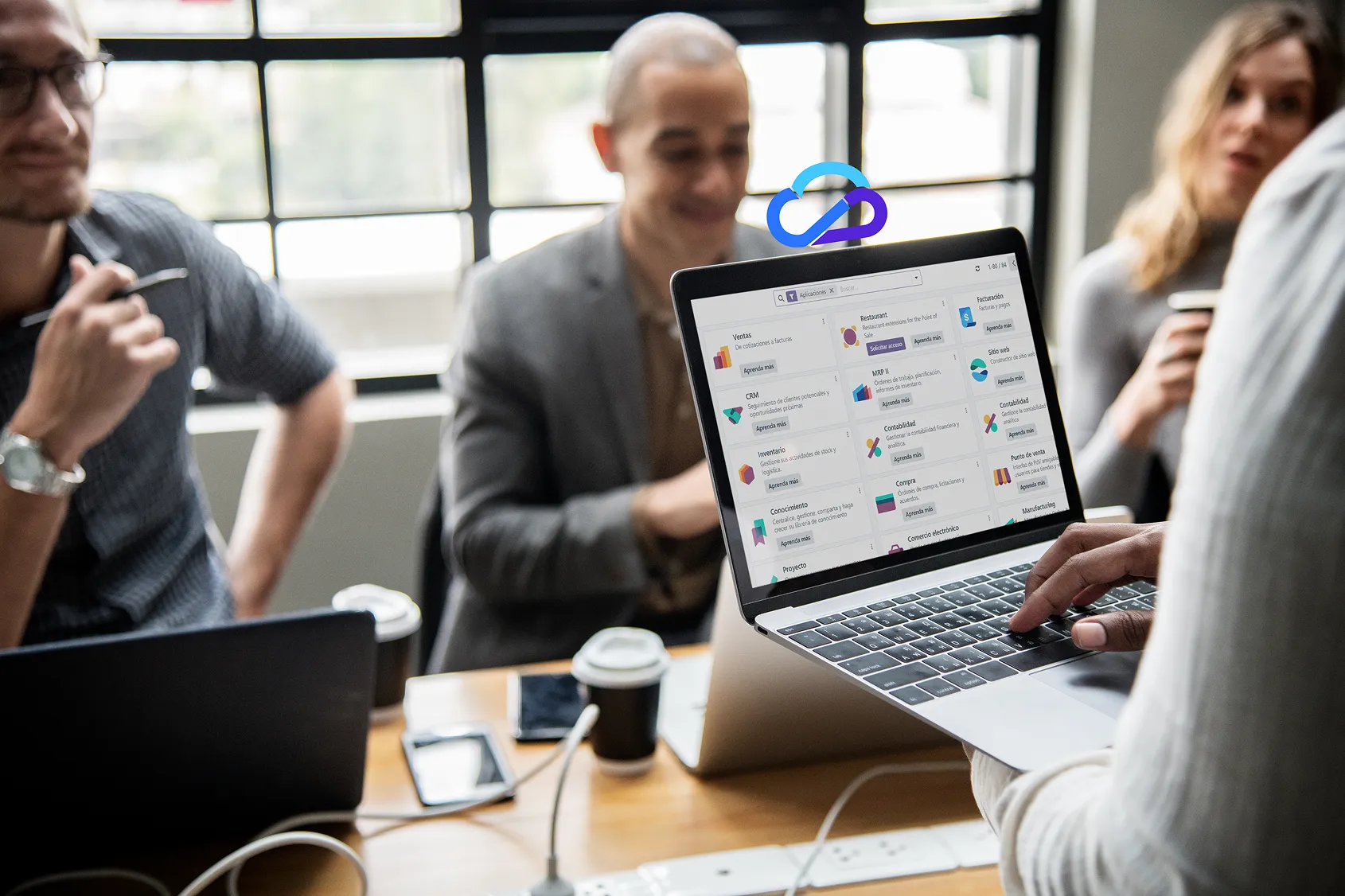 Connected Odoo business apps replacing spreadsheets